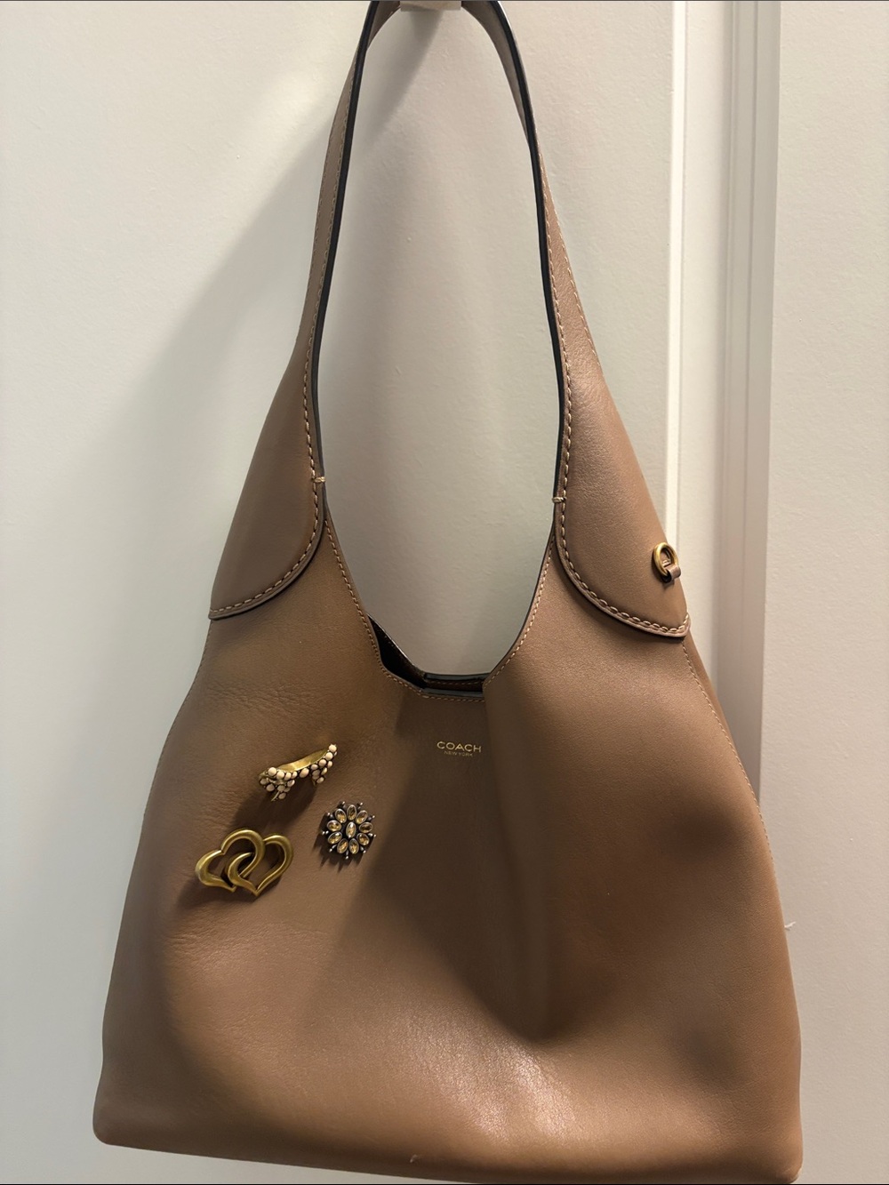 Coach Brooklyn Shoulder Bag 28 brass/honey brown